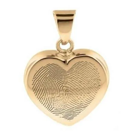 Gold Heart Pendant Urn (10K)