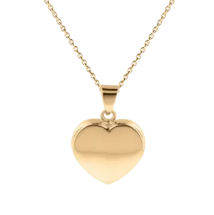 Gold Heart Pendant Urn (10K)