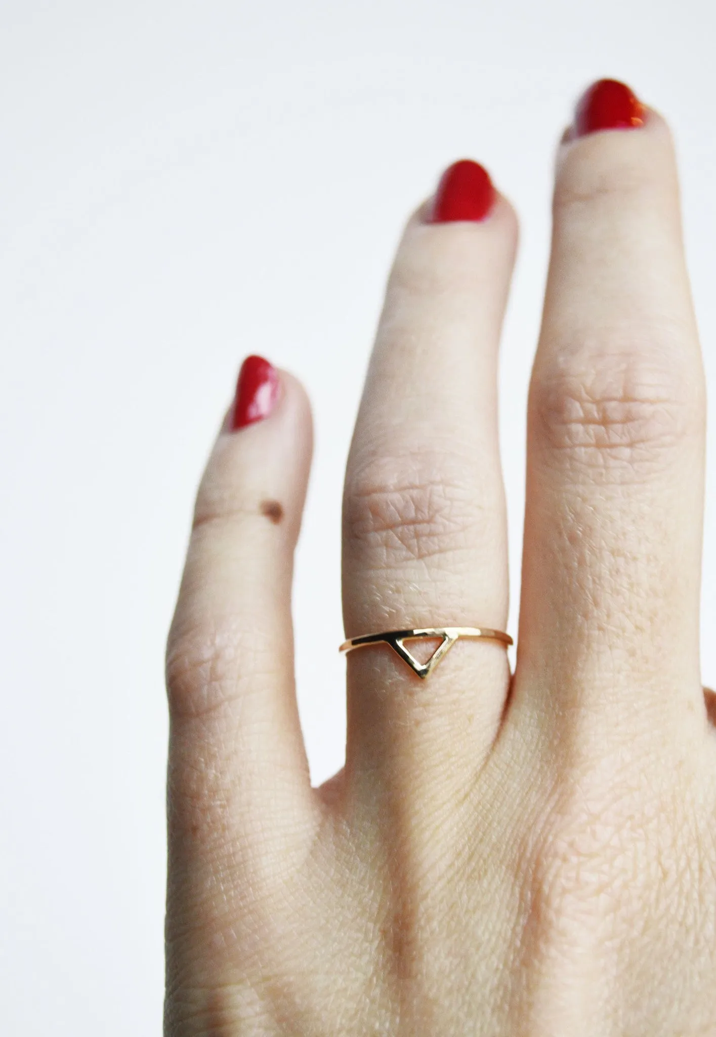 Gold Spike Ring
