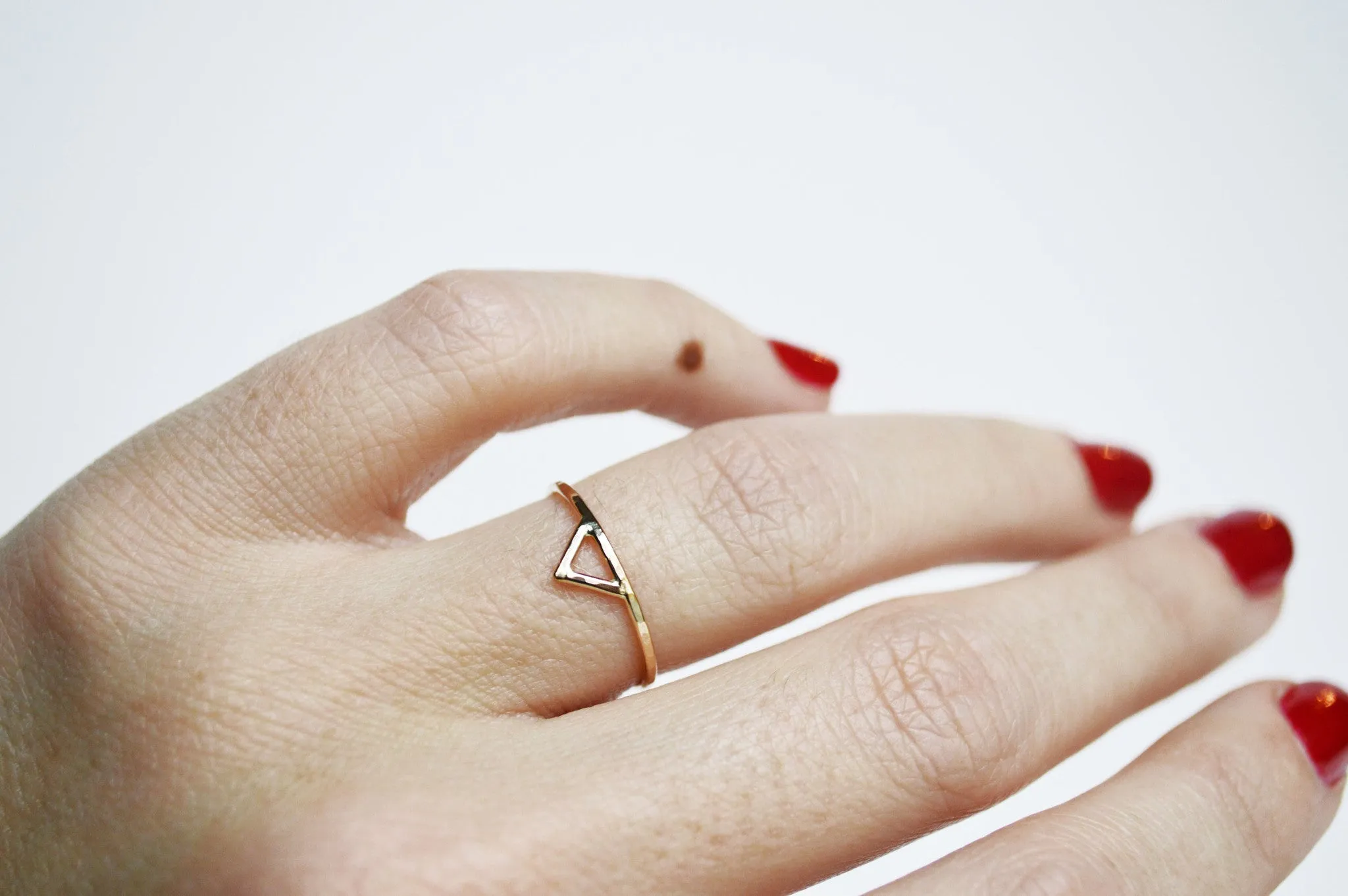 Gold Spike Ring
