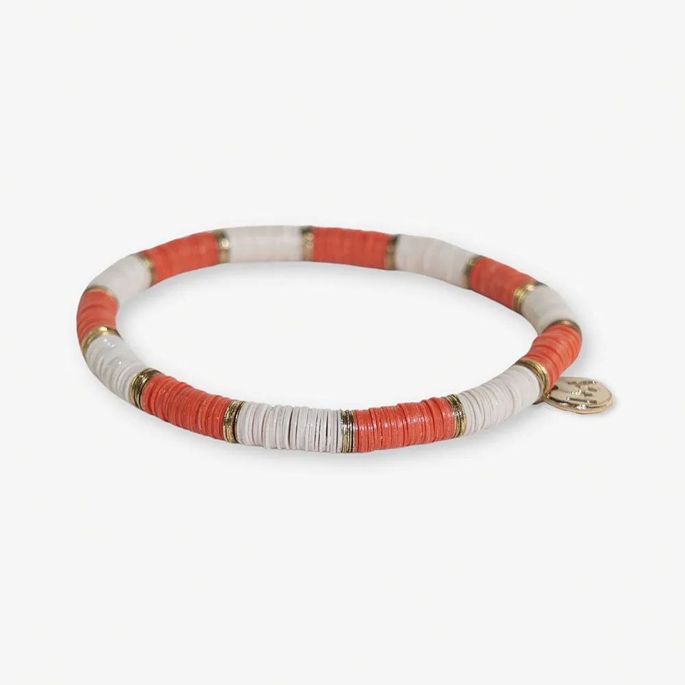 Grace Two-Color Block Sequin Stretch Bracelet