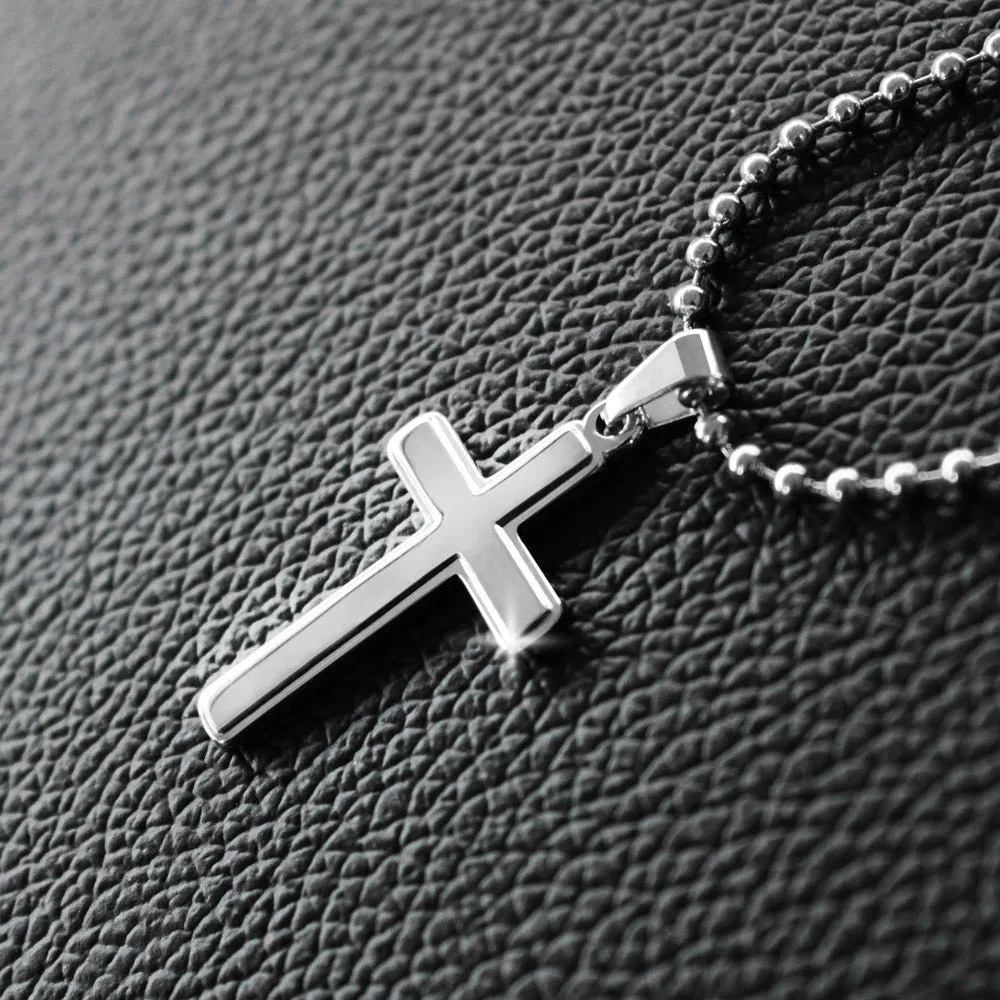 Graduation Cross Necklace for Nephew-Proud of you