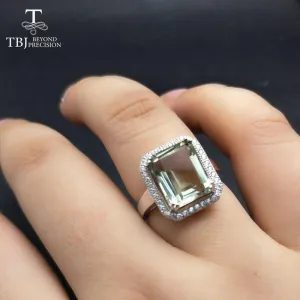 Green Amethyst Gemstone Rings