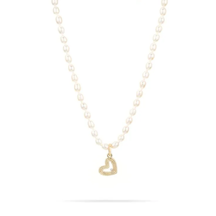 Groovy Diamond Heart Hinged Charm