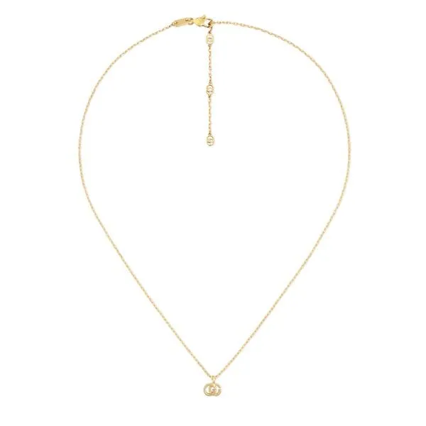Gucci 18K Yellow Gold GG 16" Necklace