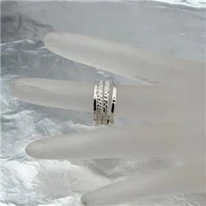 Hadar Designers 9k Yellow Gold 925 Silver Multi Ring (I r756