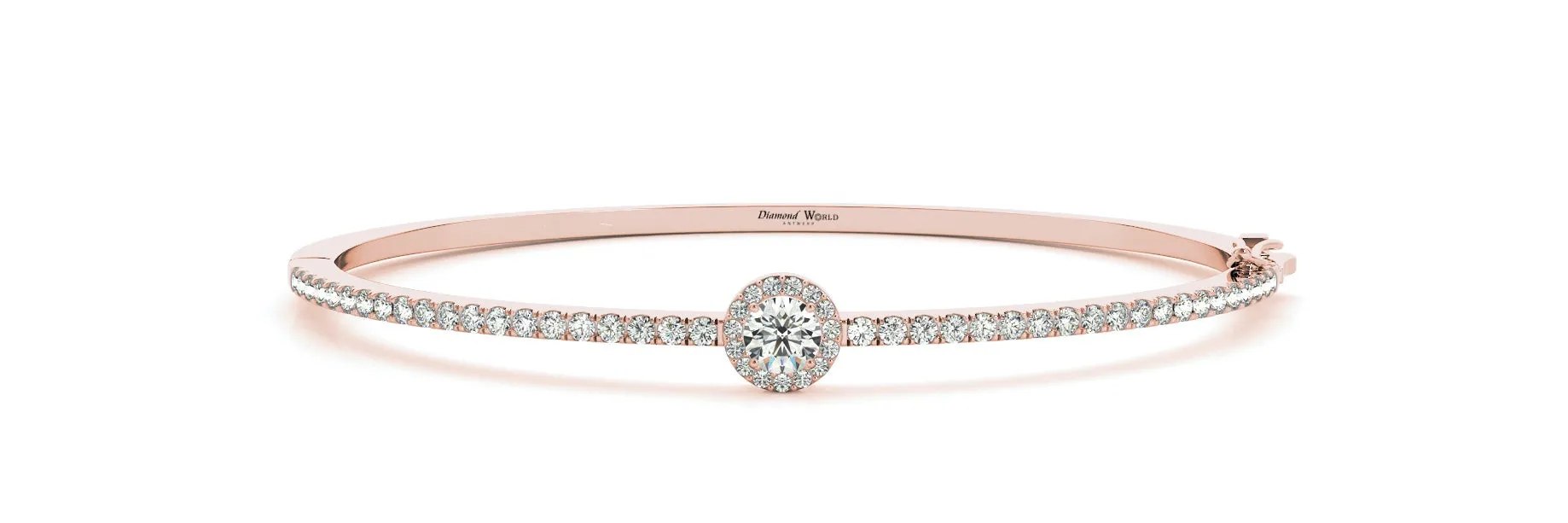 Halo set Classic Diamonds Bangle