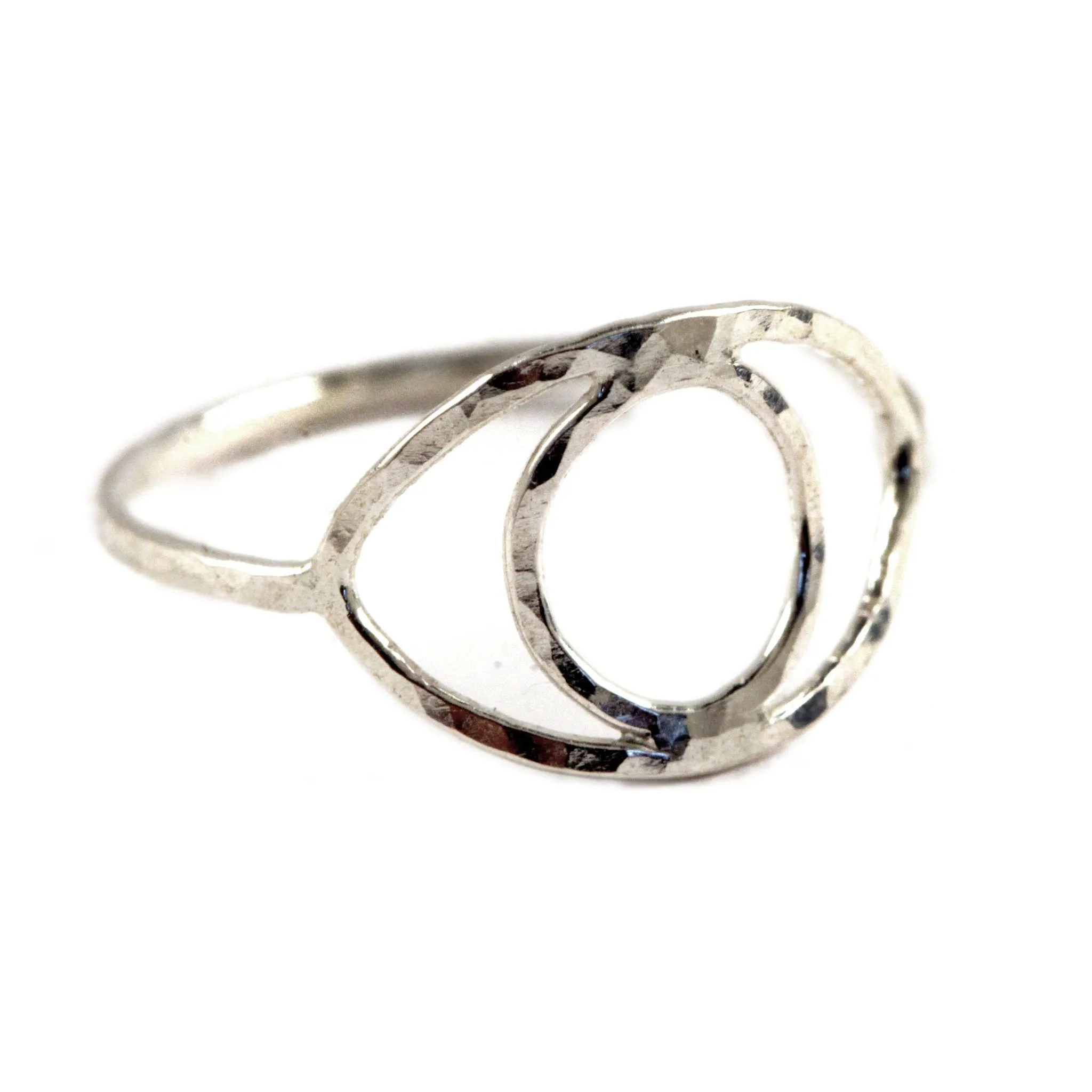 Hammered "All Seeing Eye" Ring