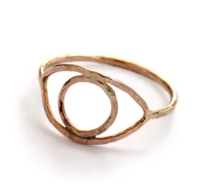 Hammered "All Seeing Eye" Ring