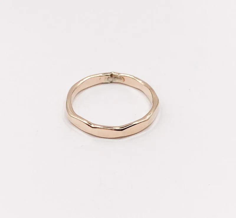 Hammered Stack Ring