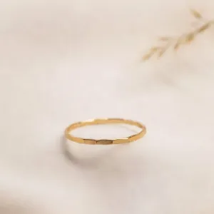 Hammered Stacking Ring