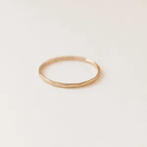 Hammered Stacking Ring