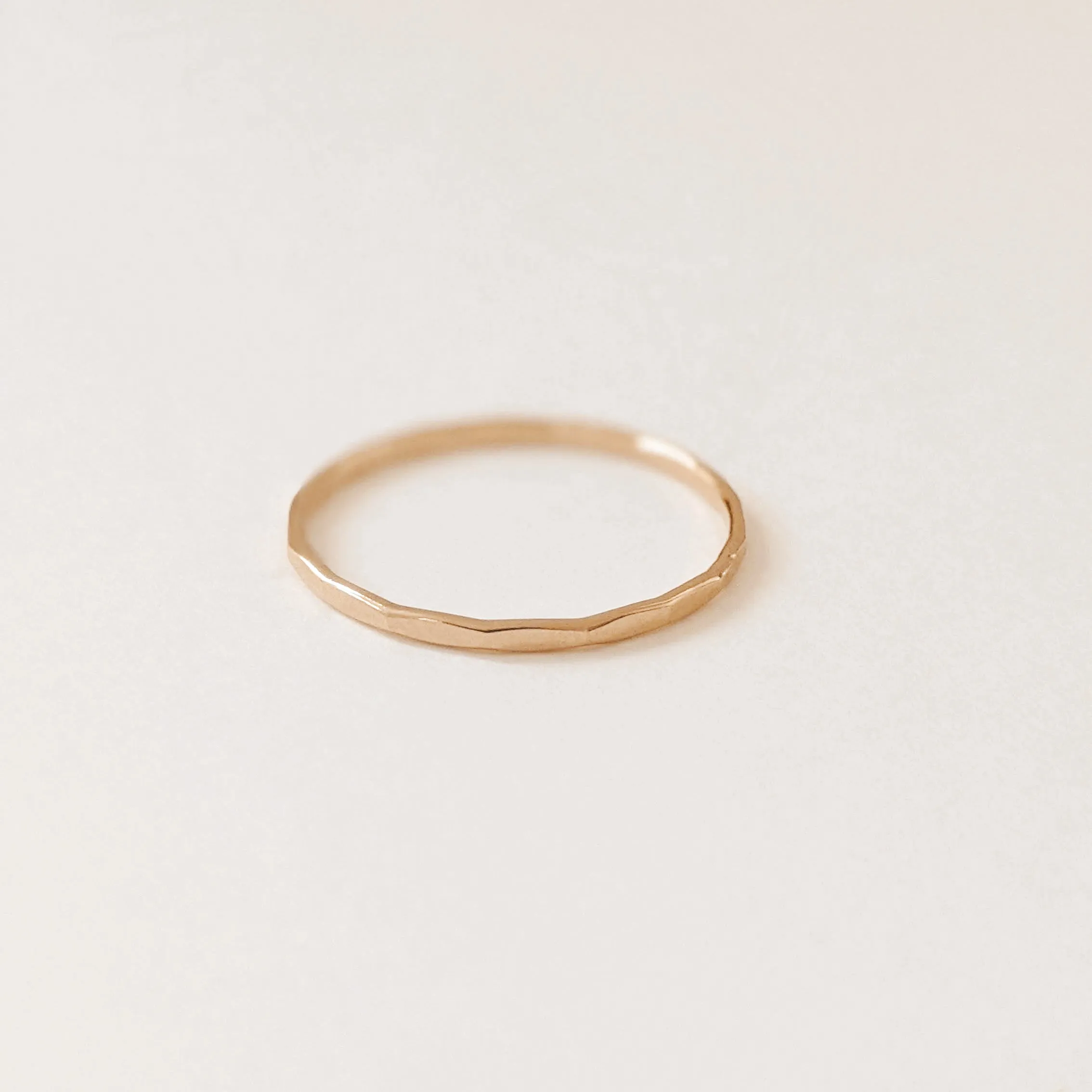 Hammered Stacking Ring