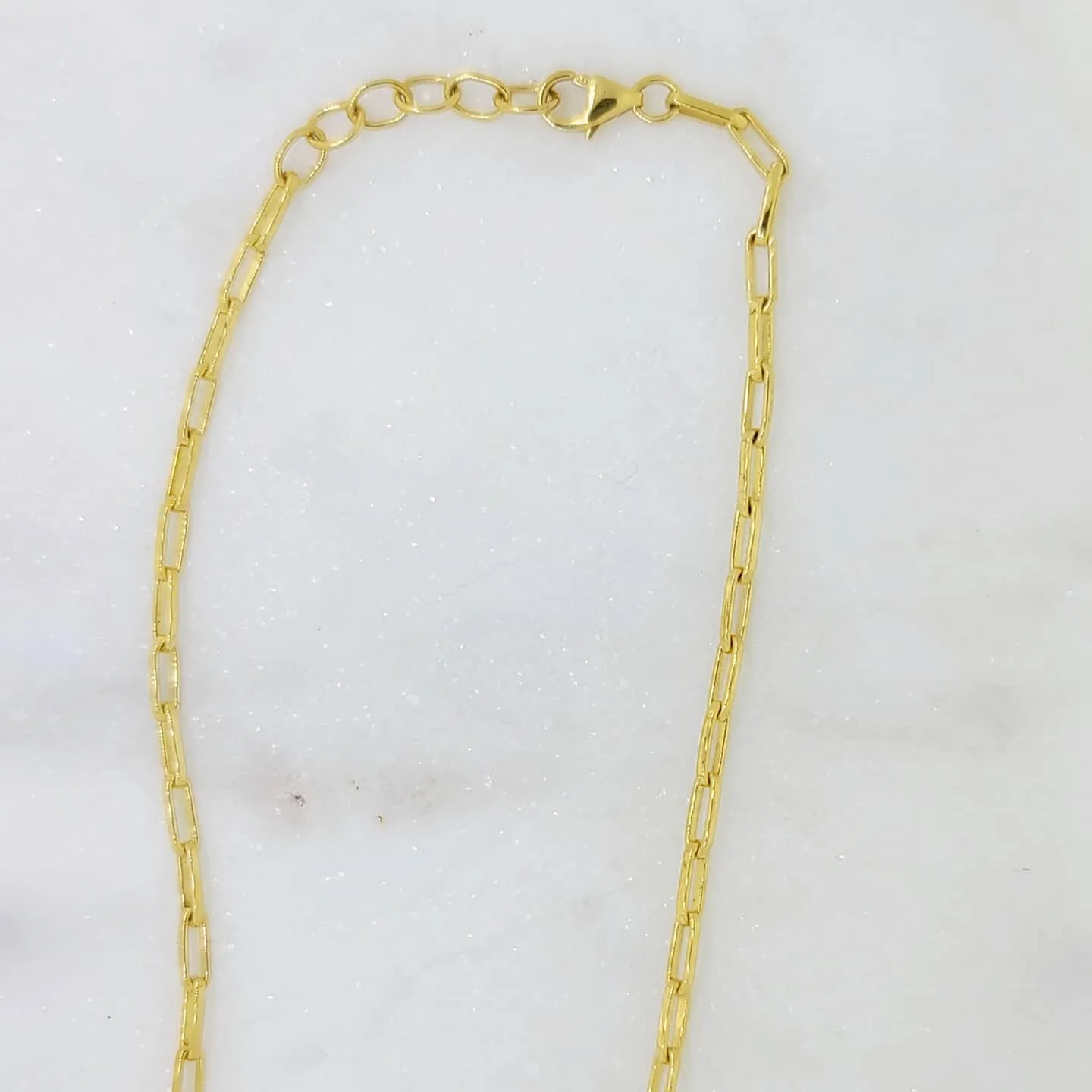 Handnade By The Yard Platinum & 18k Gold Necklace