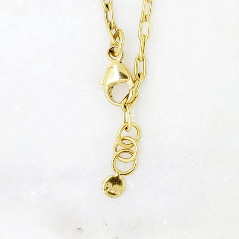 Handnade By The Yard Platinum & 18k Gold Necklace