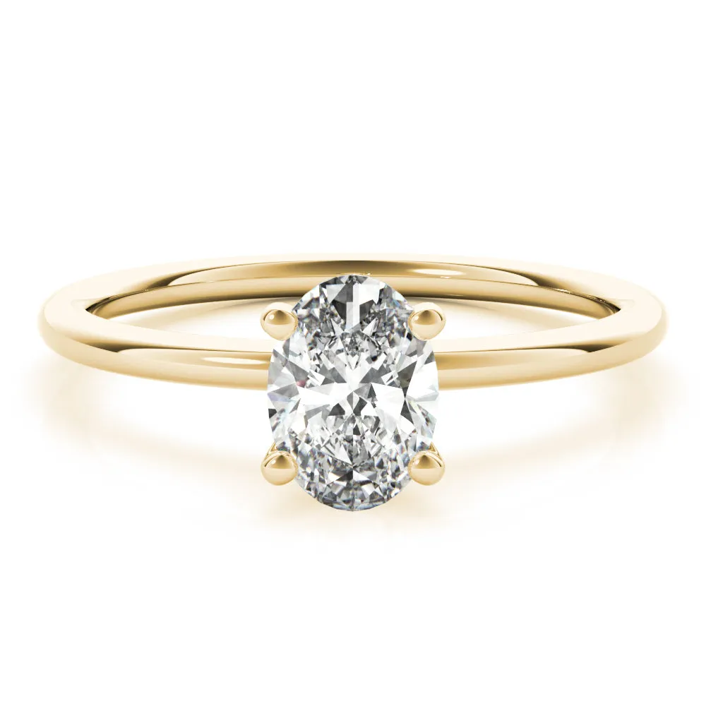 Harper Solitaire Lab Diamond Engagement Ring