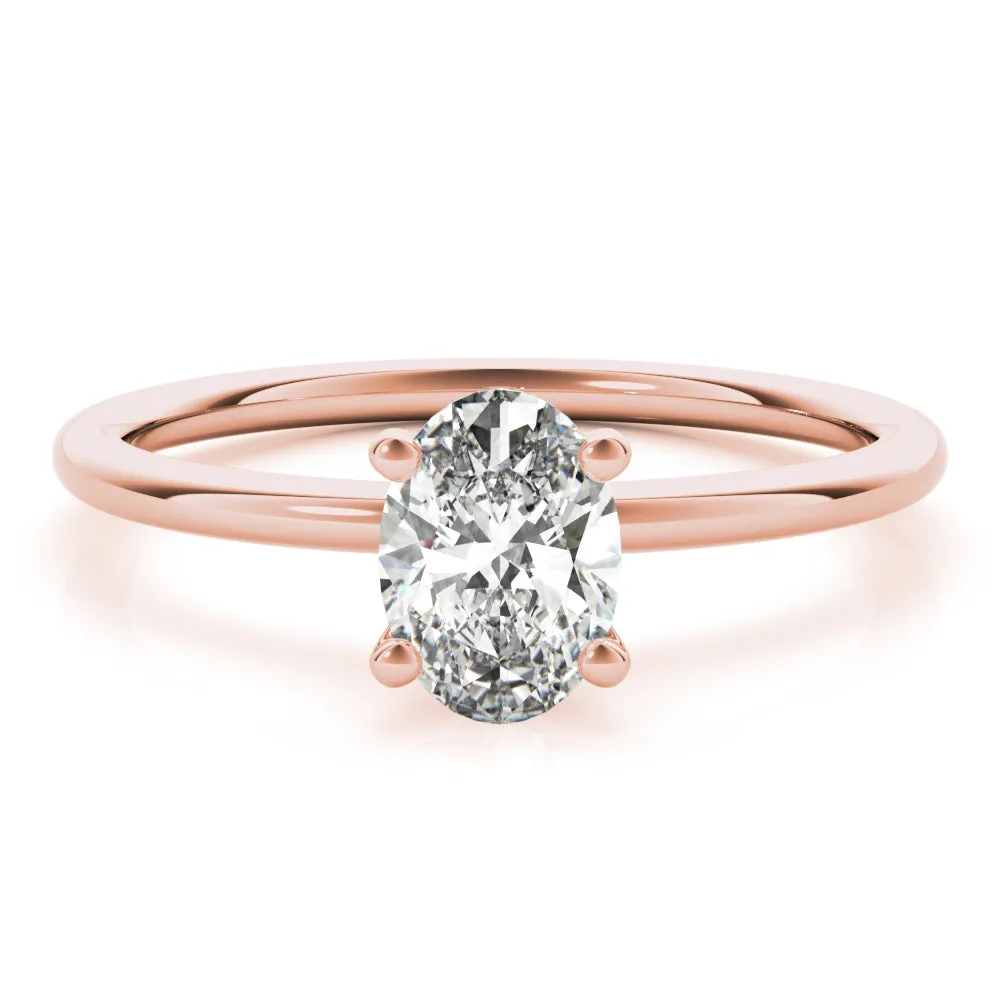 Harper Solitaire Lab Diamond Engagement Ring