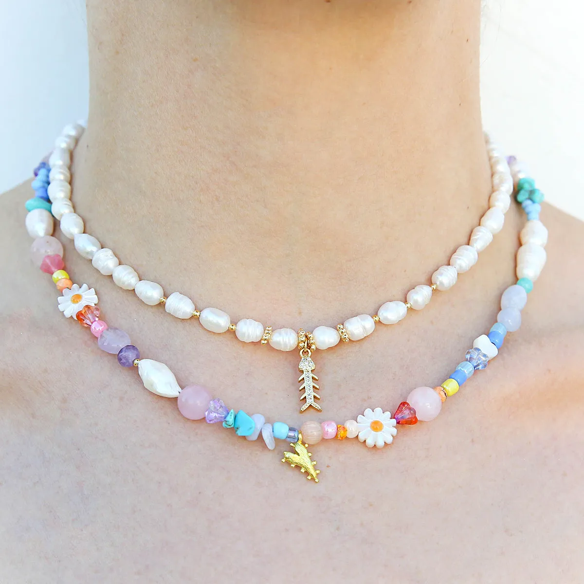 Heart Beaded Necklace