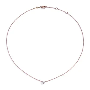 Heart diamond necklace