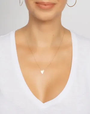 Heart Necklace, Gold Filled