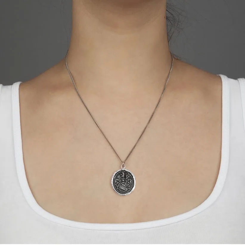Heart of the Wolf Talisman Necklace