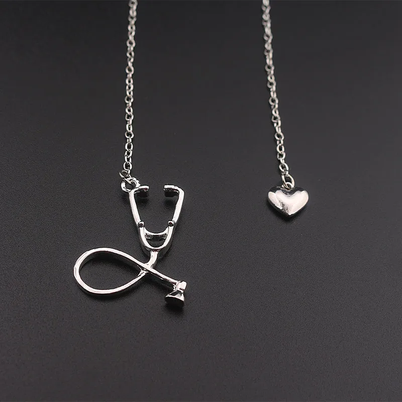 Heart Stethoscope Necklace