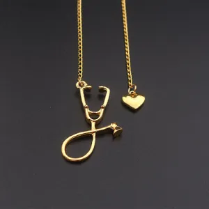 Heart Stethoscope Necklace