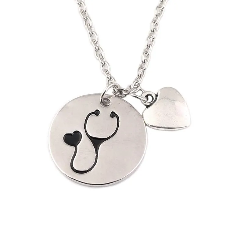Heart Stethoscope Necklace