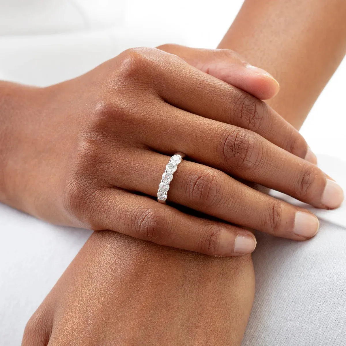 Hearts On Fire Five Stone Diamond 1.23ct ring