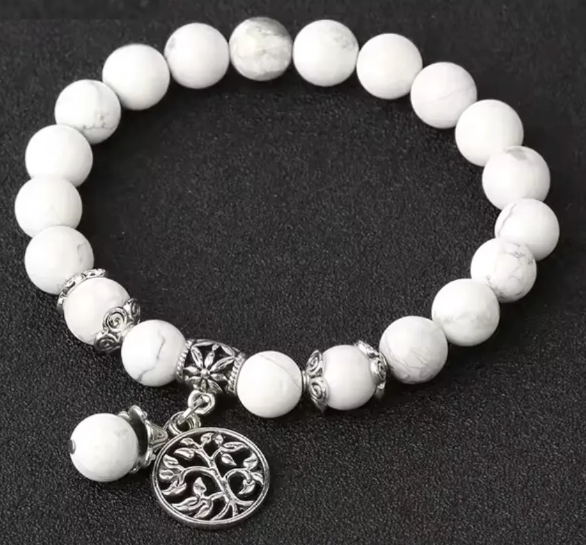 Howlite Stretch Bracelet