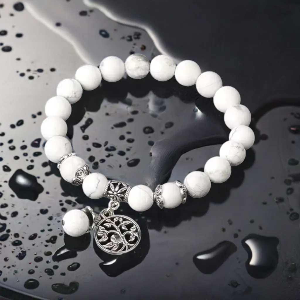 Howlite Stretch Bracelet