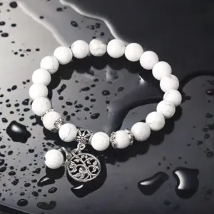 Howlite Stretch Bracelet