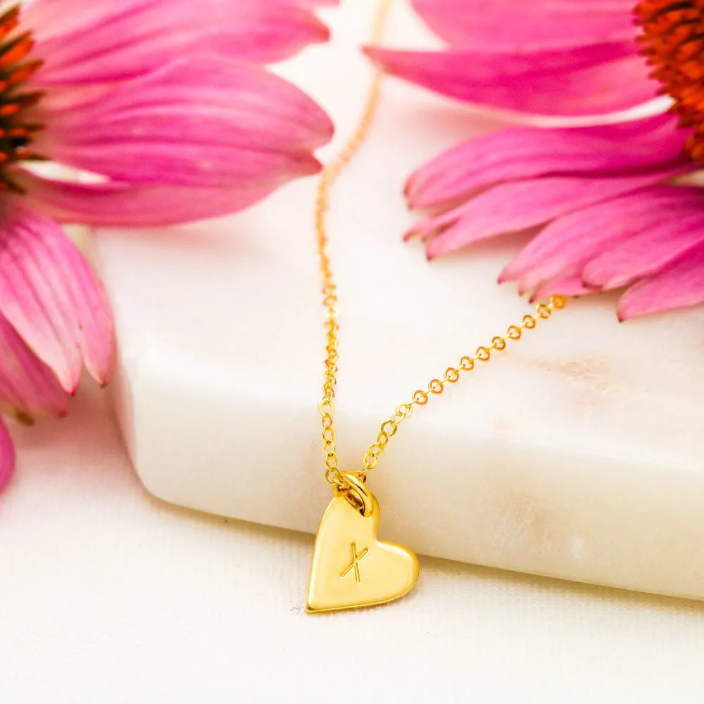 Hunt Wife Heart Charm Necklace