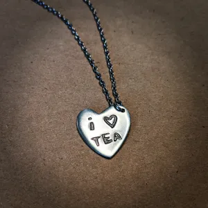 I Heart Tea Necklace