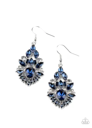 Ice Castle Couture Blue Paparazzi Earrings