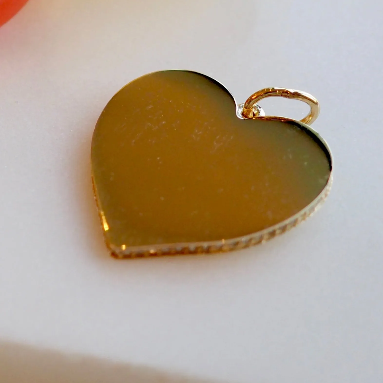 IN LOVE WITH MY GOLD HEART PENDANT
