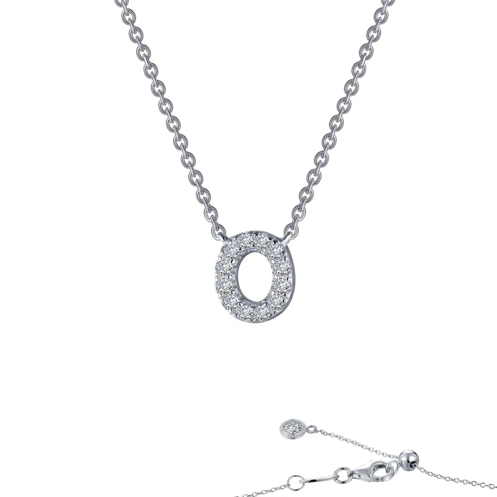 Initial Letter Pendant Necklace A-Z