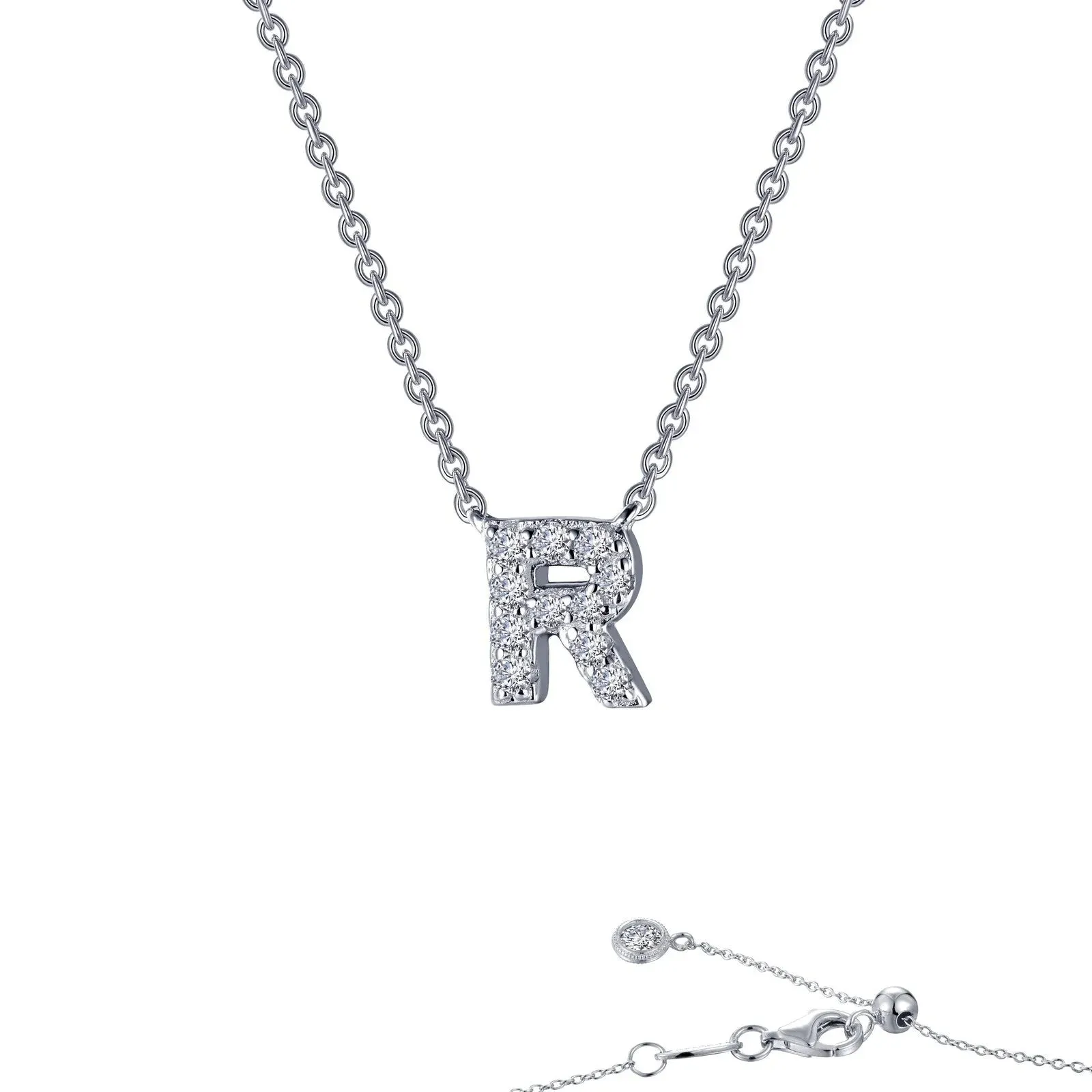 Initial Letter Pendant Necklace A-Z