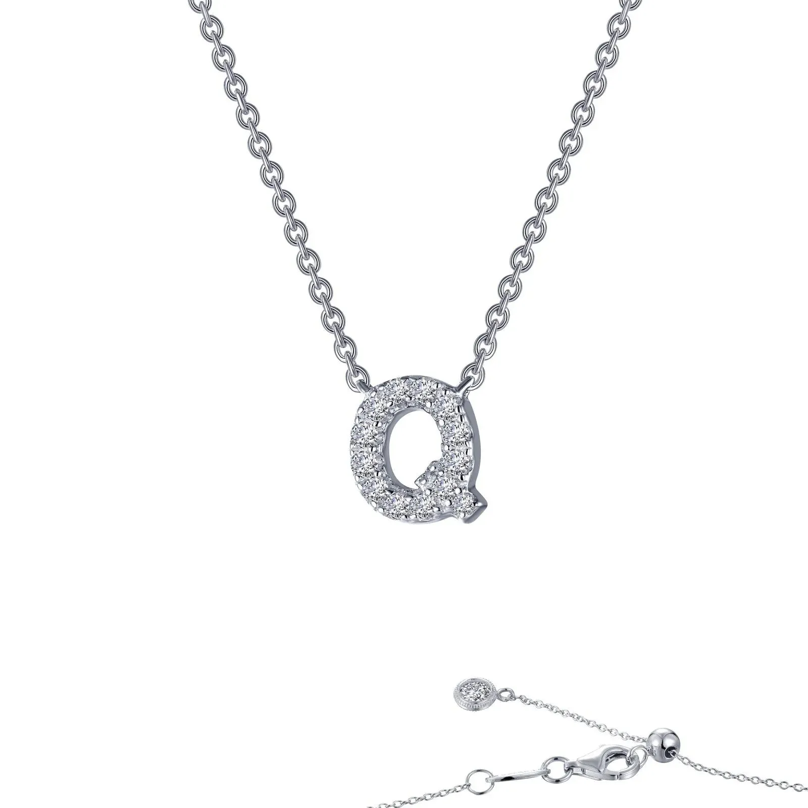 Initial Letter Pendant Necklace A-Z
