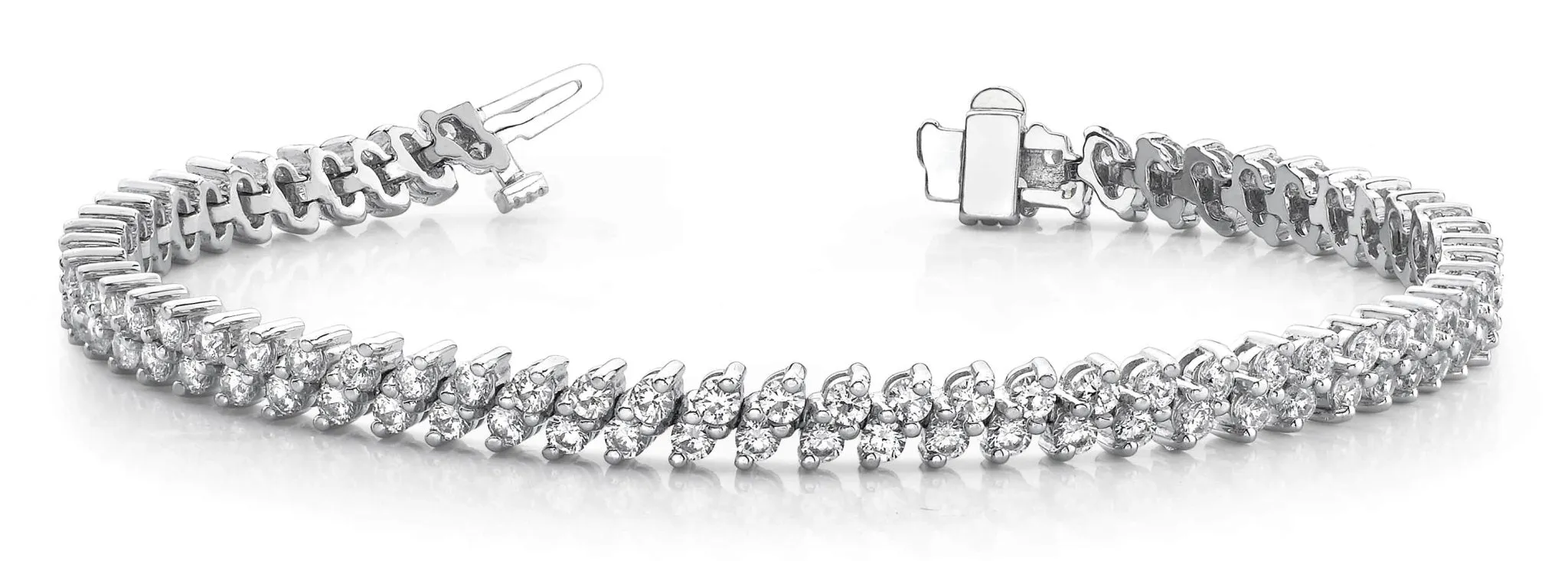 Italic Diamond Tennis Bracelet Lab-Grown Diamond with 4.99 ct.(finished) 2.25mm