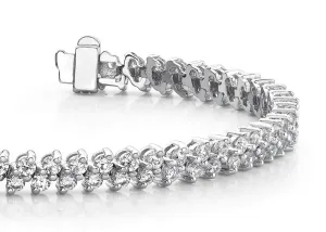 Italic Diamond Tennis Bracelet Lab-Grown Diamond with 4.99 ct.(finished) 2.25mm
