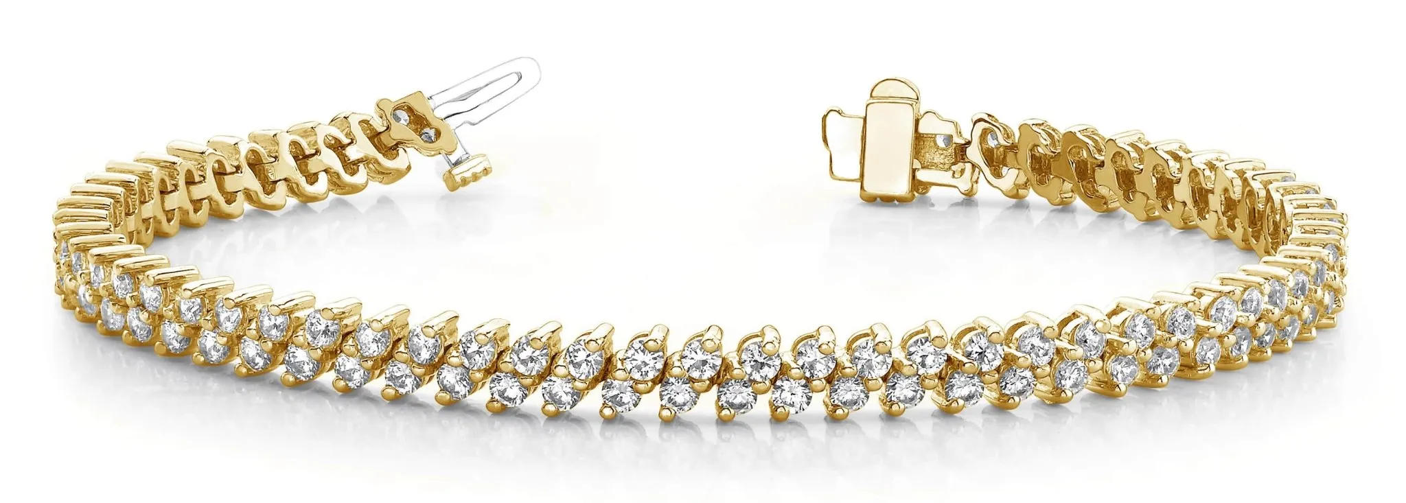Italic Diamond Tennis Bracelet Lab-Grown Diamond with 4.99 ct.(finished) 2.25mm