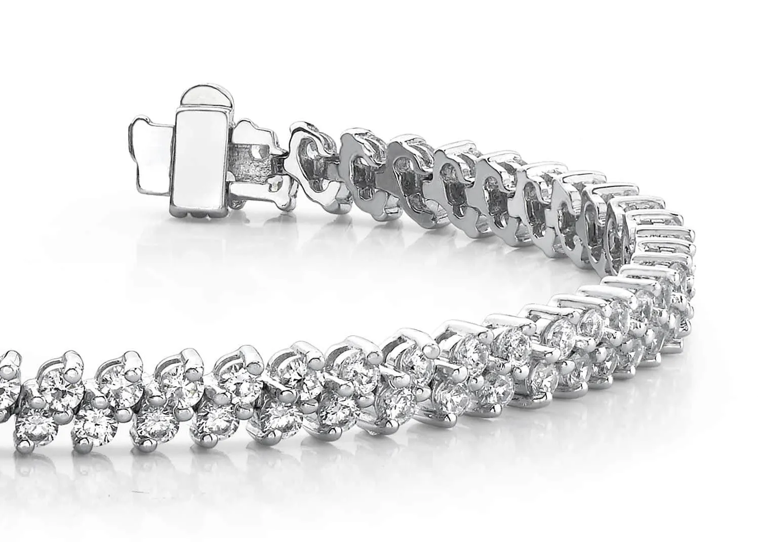 Italic Diamond Tennis Bracelet Lab-Grown Diamond with 4.99 ct.(finished) 2.25mm