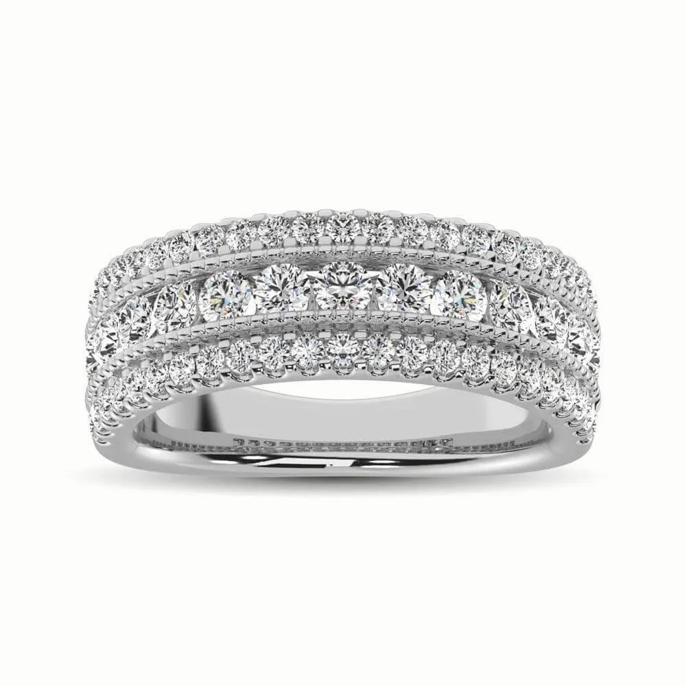 JDTK- 61551W-  1.35 Ct.Tw. 14k Gold Diamond Anniversary Ring