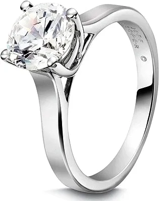 Jeff Cooper 'Elisabeth' Solitaire Engagement Ring