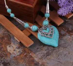 Jewellery - Maxi Double Layer Heart Necklace