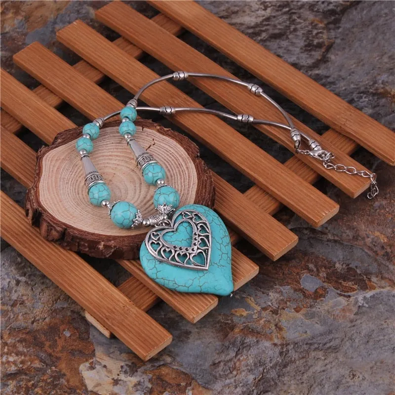 Jewellery - Maxi Double Layer Heart Necklace