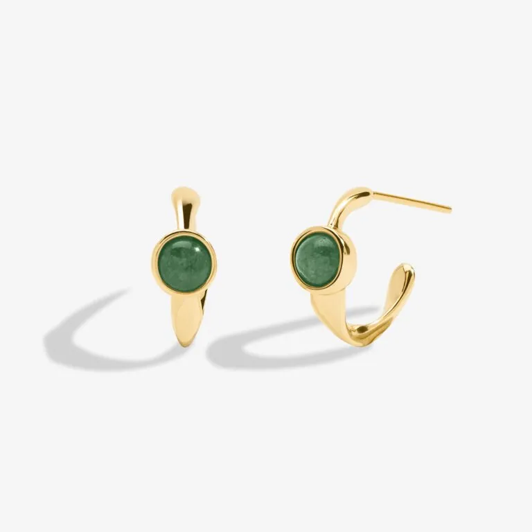 Joma May Birthstone Hoop Earrings