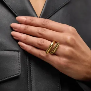 Jordan 18K Twist Minimalist Ring