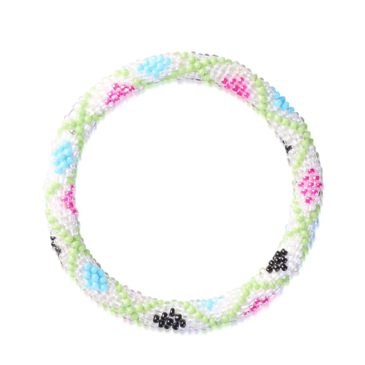 Juniper Berries | Himalayan Glass Bead Bracelet